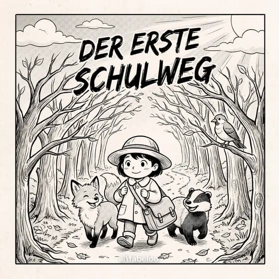 Beispiel-Cover «Der erste Schulweg» — Hörspiel zum Anlass Einschulung