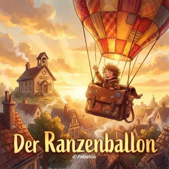 Beispiel-Cover «Der Ranzenballon» — Hörspiel zum Anlass Einschulung