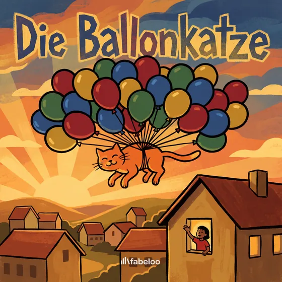 Beispiel-Cover «Die Ballonkatze» — Hörspiel zum Anlass Geburtstag