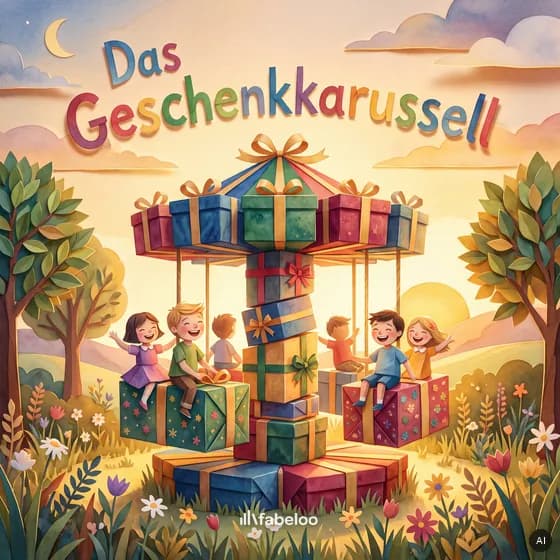 Beispiel-Cover «Das Geschenkkarussell» — Hörspiel zum Anlass Geburtstag