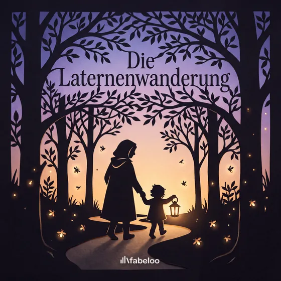Beispiel-Cover «Die Laternenwanderung» — Hörspiel zum Anlass Gotte & Götti