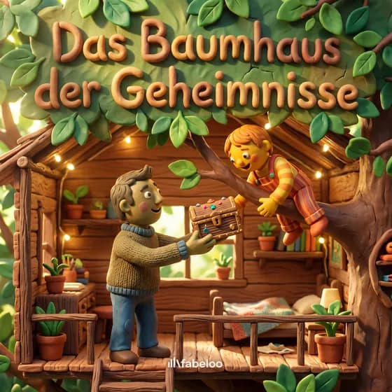 Beispiel-Cover «Das Baumhaus der Geheimnisse» — Hörspiel zum Anlass Gotte & Götti