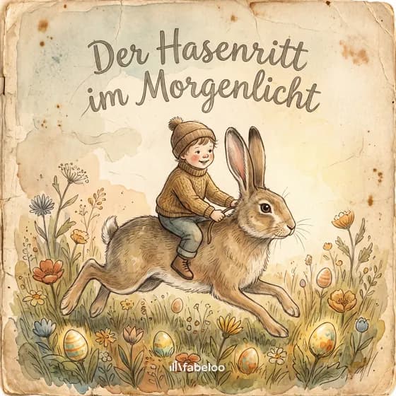 Beispiel-Cover «Der Hasenritt im Morgenlicht» — Hörspiel zum Anlass Ostern