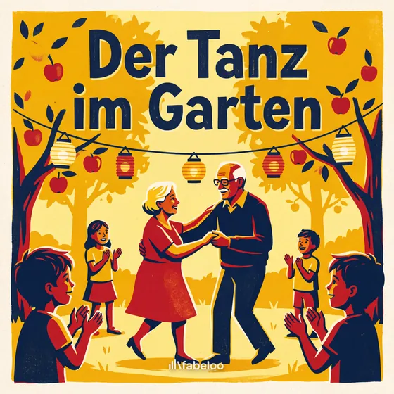 Beispiel-Cover «Der Tanz im Garten» — Hörspiel zum Anlass Runder Geburtstag — Opa wird 70