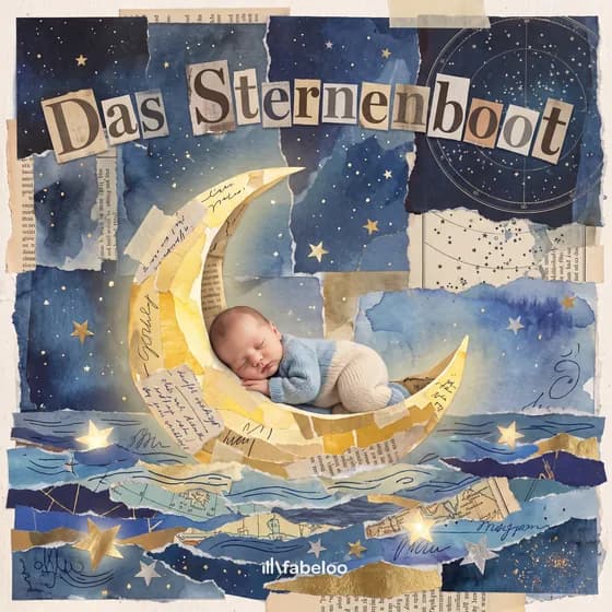 Beispiel-Cover «Das Sternenboot» — Hörspiel zum Anlass Taufe