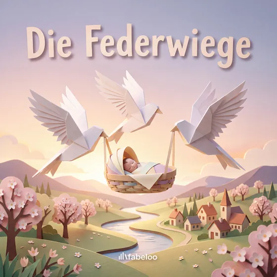 Beispiel-Cover «Die Federwiege» — Hörspiel zum Anlass Taufe