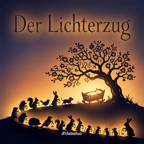 Beispiel-Cover «Der Lichterzug» — Hörspiel zum Anlass Taufe