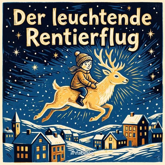 Beispiel-Cover «Der leuchtende Rentierflug» — Hörspiel zum Anlass Weihnachten