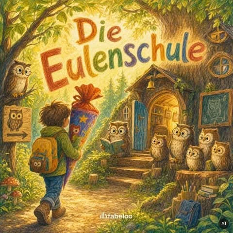 Beispiel-Cover: Einschulung im Stil Gemalt