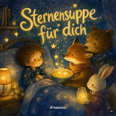 Beispiel-Cover: Gute Nacht im Stil Aquarell