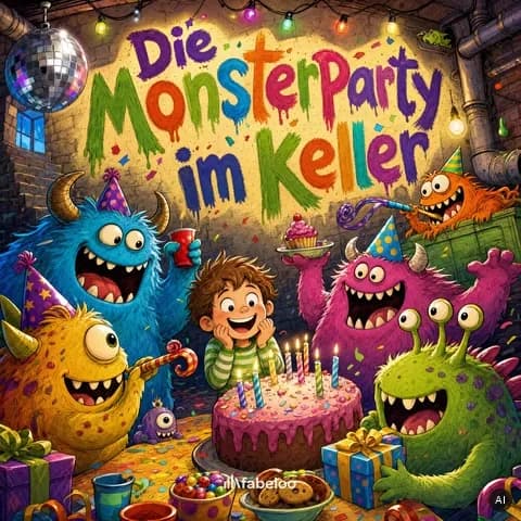Beispiel-Cover: Monster im Stil Koloriert