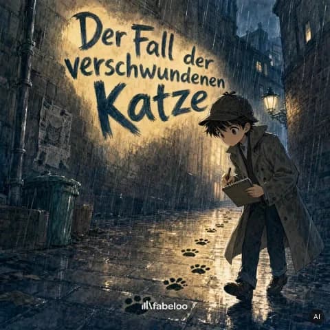 Beispiel-Cover: Detektiv im Stil Manga